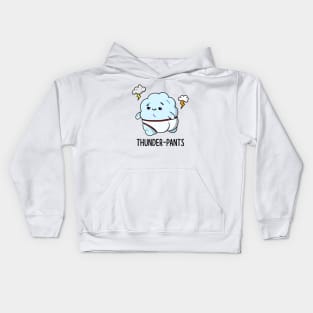 Thunderpants Cute Fart Cloud Pun Kids Hoodie